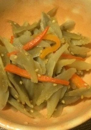 ごぼうとにんじんのきんぴら-レシピのメイン写真