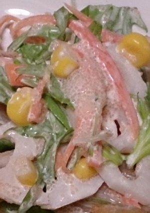 シャシャキ！レンコン明太マヨサラダ♪-レシピのメイン写真
