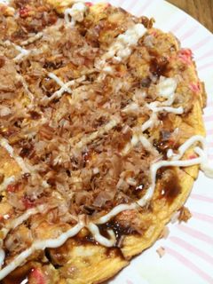 お好み焼き風♪納豆卵焼き♥-レシピのメイン写真