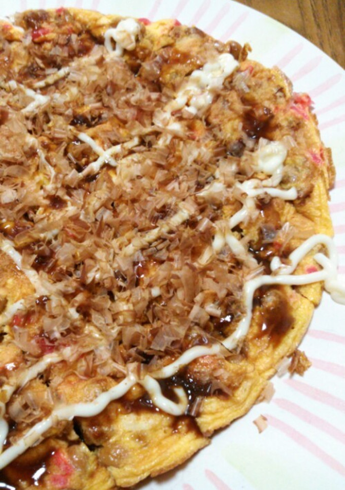 お好み焼き風♪納豆卵焼き♥-レシピのメイン写真