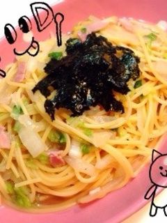 鰹だしの和風スープパスタ♡-レシピのメイン写真
