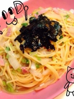 鰹だしの和風スープパスタ♡-レシピのメイン写真