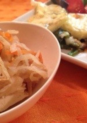 基本の和食 切り干し大根の煮物 厚揚げと-レシピのメイン写真