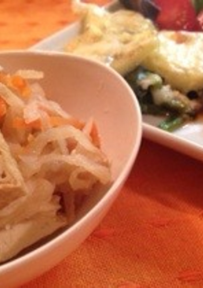 基本の和食 切り干し大根の煮物 厚揚げと-レシピのメイン写真