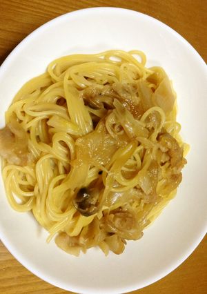 えのきとベーコンの簡単パスタ-レシピのメイン写真