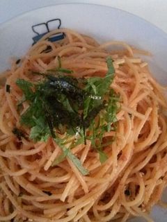 ふりかけでスパ王?!なたらこスパ-レシピのメイン写真