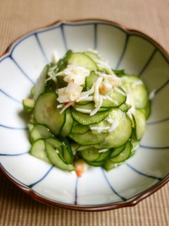 カニときゅうりの酢の物-レシピのメイン写真