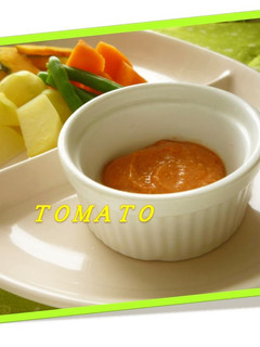 トマトソースディップでほっとさらだ♪-レシピのメイン写真