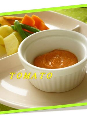 トマトソースディップでほっとさらだ♪-レシピのメイン写真