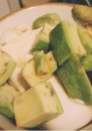 【冷奴】アボカド醤油わさび-レシピのメイン写真