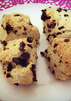 *豆腐でヘルシ~♪レーズンスコーン*-レシピのメイン写真