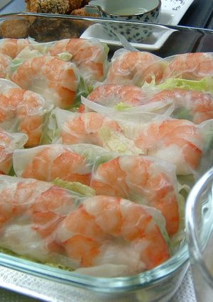 アボエビチーズな生春巻き♪-レシピのメイン写真