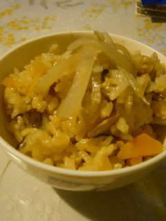 ウドの炊き込みご飯-レシピのメイン写真