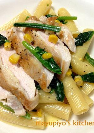 鶏胸で旨味も絡む♡簡単本格クリームパスタ-レシピのメイン写真