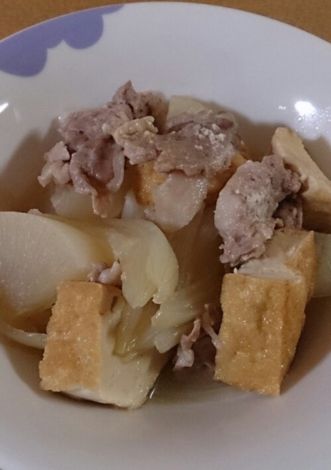 豚こま＆大根＆厚揚げ＊こっくり味噌煮-レシピのメイン写真