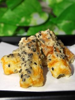 竹輪のごま揚げ(石垣揚げ)-レシピのメイン写真