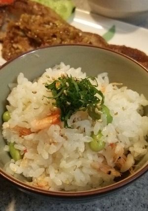 遠足のお弁当にも☆桜えびと枝豆の混ぜご飯-レシピのメイン写真