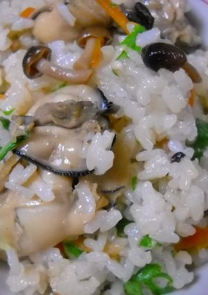 ふっくら牡蠣ごはん-レシピのメイン写真