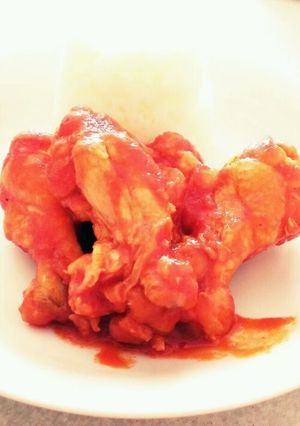 給食の味☆ウイングのケチャップ煮-レシピのメイン写真