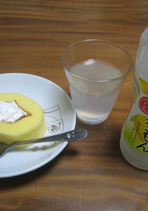ゆずレモンと合うロールケーキ-レシピのメイン写真