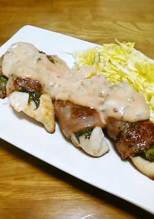 鶏ささみの大葉ベーコン巻-レシピのメイン写真