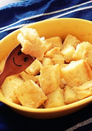 離乳食・幼児食=きなこ牛乳ひたパン=-レシピのメイン写真