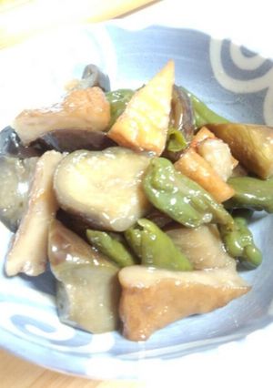 なす・ピーマンとさつまあげの炒め煮-レシピのメイン写真
