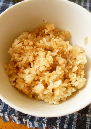 なめたけ＆ツナ炊き込みご飯-レシピのメイン写真