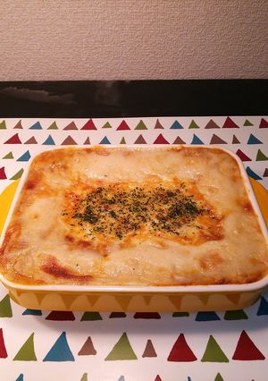 【松橋】パスタも手作り簡単節約ラザニア！-レシピのメイン写真