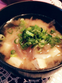 豆腐と玉葱のお味噌汁♡-レシピのメイン写真