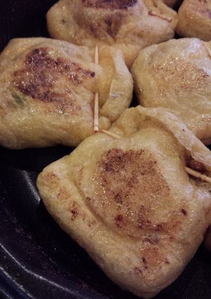 美味しいヘルシー♪薄揚げの納豆包み焼き-レシピのメイン写真