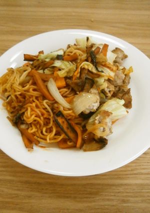 ザ・実験！ケチャップ投入焼きそば-レシピのメイン写真