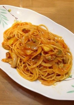 あさりゴロゴロトマトパスタ-レシピのメイン写真