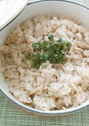 ☆ツナとしょうがの炊き込みご飯☆-レシピのメイン写真