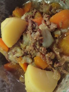無水圧力鍋で肉じゃが-レシピのメイン写真