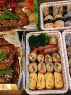 お花見弁当用豚バラ肉巻-レシピのメイン写真