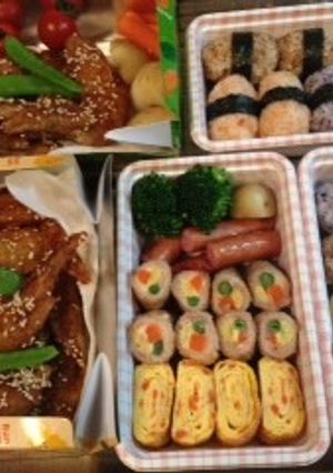 お花見弁当用豚バラ肉巻-レシピのメイン写真