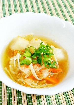 麩とエノキ・人参のみぞれ煮♪-レシピのメイン写真