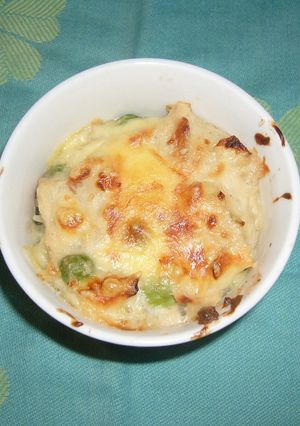 えんどう豆と玉ねぎの麩グラタン-レシピのメイン写真
