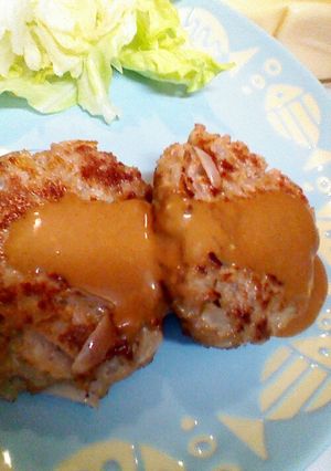 簡単時短・4ステップ☆野菜ハンバーグ-レシピのメイン写真