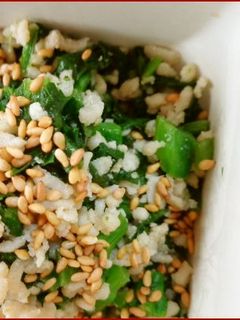 小松菜の茎(大根の葉)のふりかけ-レシピのメイン写真