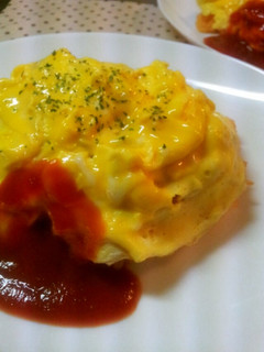 洋食屋さんの気分♪簡単ふわふわオムライス-レシピのメイン写真