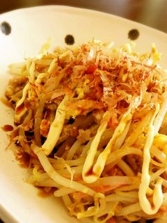 節約&ずぼら!紅しょうがともやしの卵炒め-レシピのメイン写真