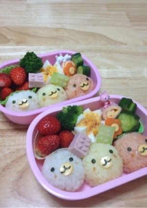 ☆キャラ弁☆簡単花見弁当-レシピのメイン写真