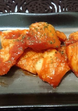 キムチの素で簡単イカチリ☆-レシピのメイン写真