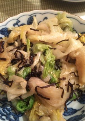 キャベツの塩昆布（部）長-レシピのメイン写真