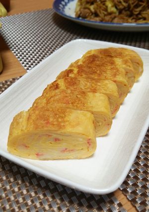 かにかま入り卵焼き-レシピのメイン写真