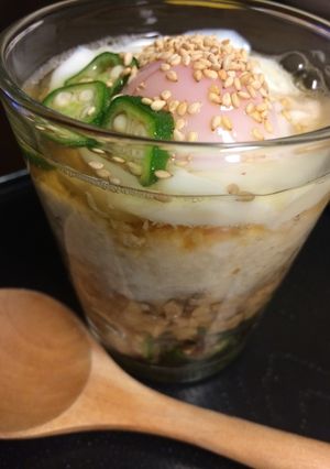 プチプチ食感のとろろオクラ納豆小鉢-レシピのメイン写真