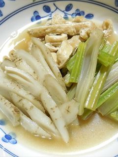葉ごぼうとお揚げさんの炊いたん どすぇ-レシピのメイン写真