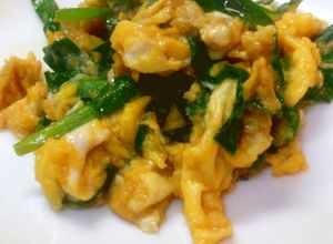 簡単！美味しい！しっかり味の「ニラ玉」-レシピのメイン写真